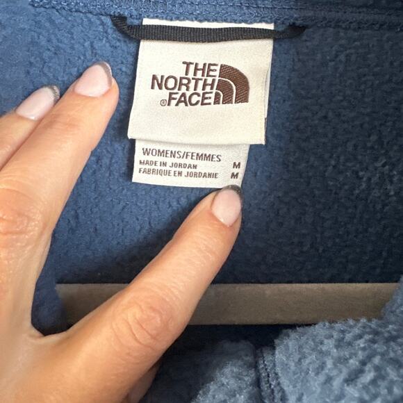 The North Face Women's Blue/Navy Colorblock Cragmont Fleece Jacket, Size M, EUC - Picture 3 of 7